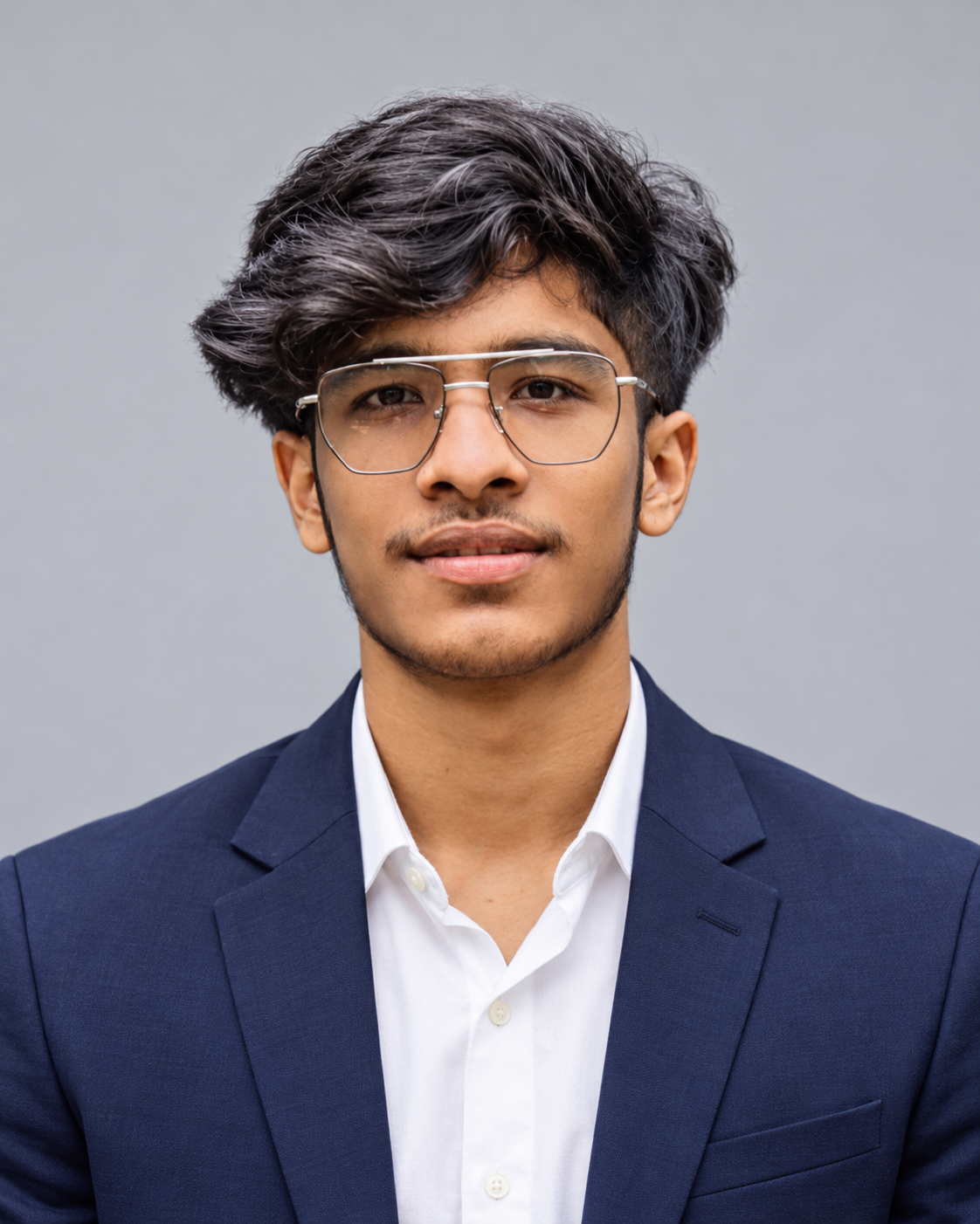 Sanjid Hossain in a navy blazer